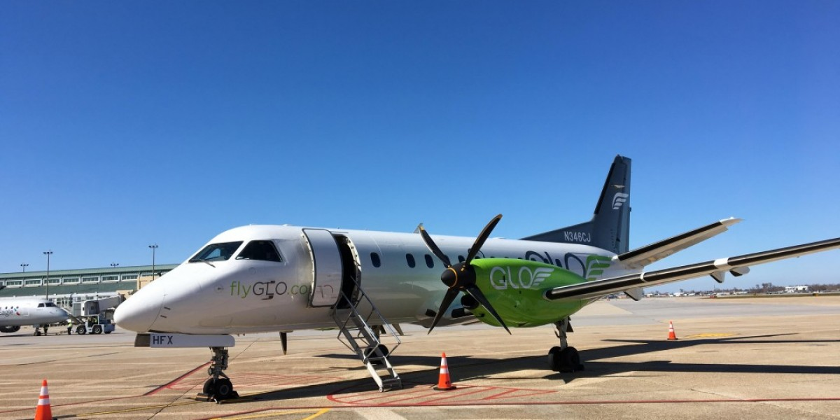 Glo Airlines SAAB 340b shreveport to new orleans direct flight