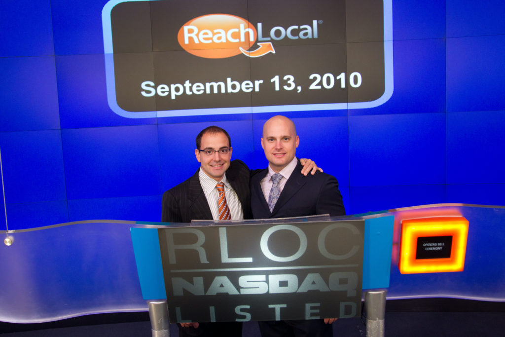 Seth Winterer NASDAQ ReachLocal Shreveport, LA in Times Square 