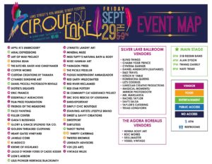 cirque du lake 2017 vendor and event map in shreveport