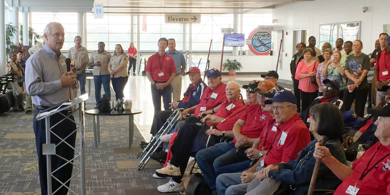 Brookshire Grocery Co.’s WWII Heroes Flight Leaves for Washington, D.C.