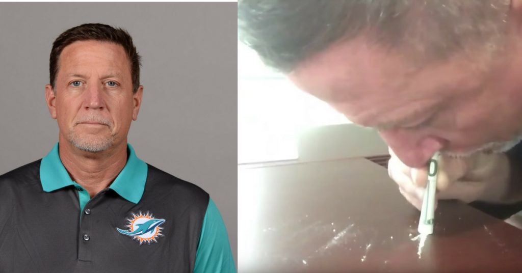 chris foerster dolphins coach doing coke