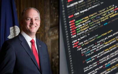 Governor Edwards Signs Cybersecurity Executive Order At Parkway High School
